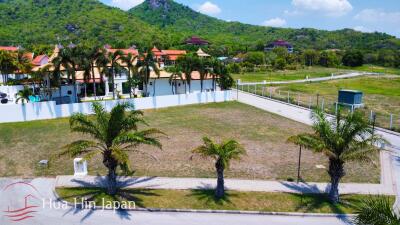 Exclusive Opportunity: Corner 900 sqm Plot in Prestigious BelVida Estates, Hua Hin for Sale