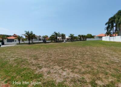 Exclusive Opportunity: Corner 900 sqm Plot in Prestigious BelVida Estates, Hua Hin for Sale