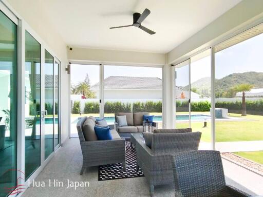 Expansive 3-Bedroom Pool Villa Available for Sale in Hua Hin, within a Sustainable Residential Development near Black Mountain (Off Plan)