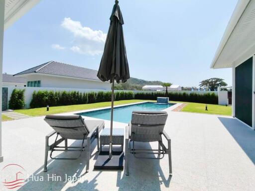 Expansive 3-Bedroom Pool Villa Available for Sale in Hua Hin, within a Sustainable Residential Development near Black Mountain (Off Plan)