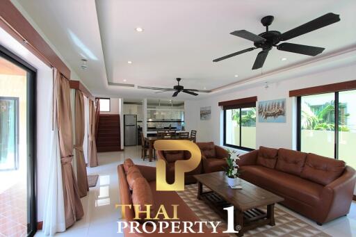 Luxurious Pool Villa Just 100 Meters from Bang Sare Beach