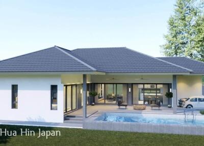 A Brand New Solid 3 Bedroom Pool Villa Close To Hua Hin Center for Sale (Off-Plan)