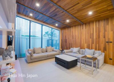 Contemporary 3 Bedroom Pool Villa Off Soi 112 Hua Hin Near Pineapple Valley Golf for Sale (Completed in 2022)