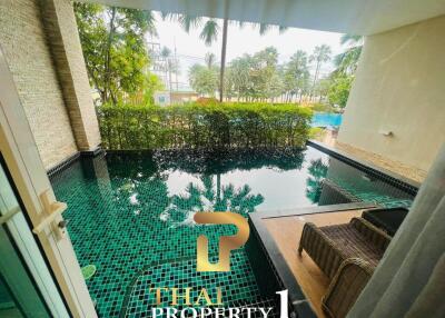 Jomtien - Ground Floor 2 Bed Unit With Private Pool - Cetus Beachfront Pattaya