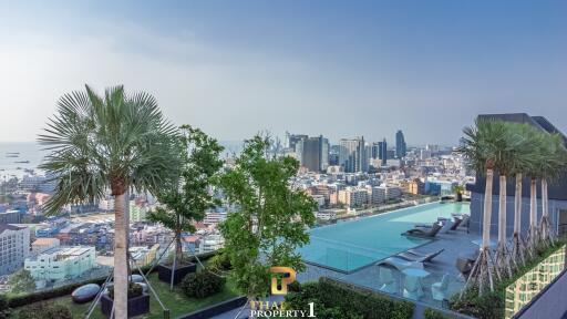 Promotion Price! High Floor Corner 2 Bedroom Unit At Arcadia Millennium Tower - Pattaya Third Road