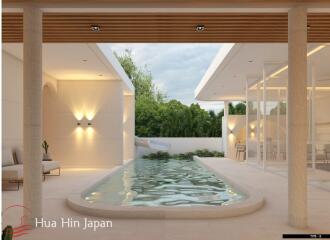 New Cozy design 3 Bedroom Pool Villa in Pranburi  ( Off Plan )