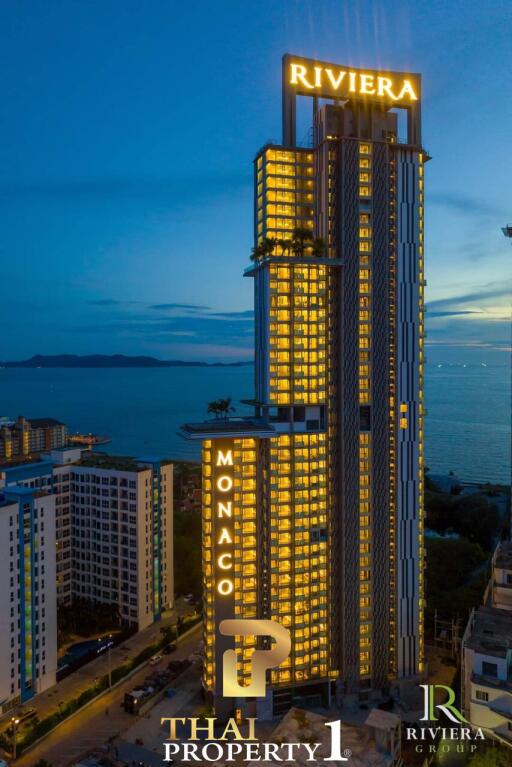 Sea View Luxury One Bed Unit At Riviera Monaco - Na Jomtien