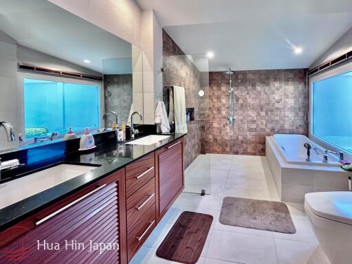 Luxury 3 Bedroom Pool Villa by Award Winning Developer off Soi 88 for Sale in Hua Hin