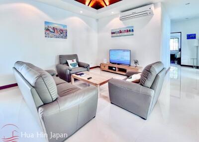 Luxury 3 Bedroom Pool Villa by Award Winning Developer off Soi 88 for Sale in Hua Hin