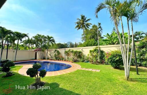 Solid and Spacious 3 Bedroom Pool Villa for Sale on Soi 114 Hua Hin for Sale