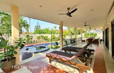 Solid and Spacious 3 Bedroom Pool Villa for Sale on Soi 114 Hua Hin for Sale