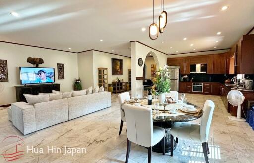 Solid and Spacious 3 Bedroom Pool Villa for Sale on Soi 114 Hua Hin for Sale