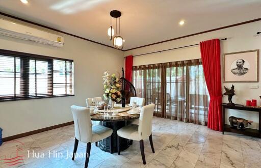 Solid and Spacious 3 Bedroom Pool Villa for Sale on Soi 114 Hua Hin for Sale