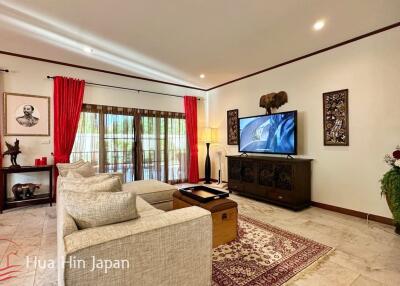 Solid and Spacious 3 Bedroom Pool Villa for Sale on Soi 114 Hua Hin for Sale