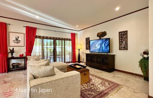 Solid and Spacious 3 Bedroom Pool Villa for Sale on Soi 114 Hua Hin for Sale