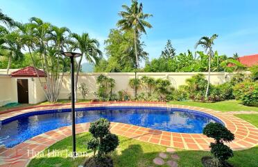 Solid and Spacious 3 Bedroom Pool Villa for Sale on Soi 114 Hua Hin for Sale