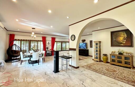 Solid and Spacious 3 Bedroom Pool Villa for Sale on Soi 114 Hua Hin for Sale