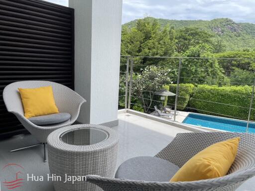 Fully Renovated, Beautiful 2 Bedroom Unit for Rent at Baan Ing Phu near Black Mountain, Hua Hin