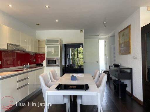 Fully Renovated, Beautiful 2 Bedroom Unit for Rent at Baan Ing Phu near Black Mountain, Hua Hin