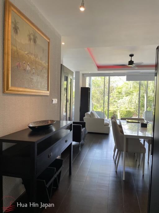 Fully Renovated, Beautiful 2 Bedroom Unit for Rent at Baan Ing Phu near Black Mountain, Hua Hin