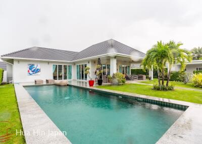 A Solid and Spacious 3 Bedroom Pool Villa in Popular Baan Phu Thara project near Black Mountain Golf for Sale in Hua Hin