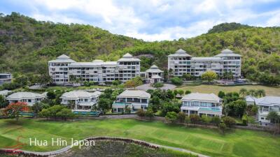 2 Bedroom Unit right on Black Mountain golf course condo for sale Hua Hin (1 x golf membership included)