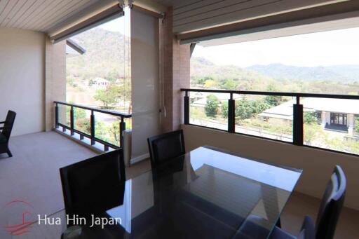 2 Bedroom Unit right on Black Mountain golf course condo for sale Hua Hin (1 x golf membership included)