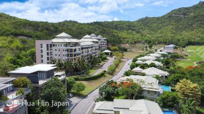 2 Bedroom Unit right on Black Mountain golf course condo for sale Hua Hin (1 x golf membership included)