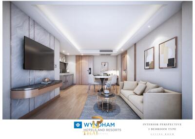 New Development - Sea View 2 Bed Investment Unit  - Wyndham Jomtien