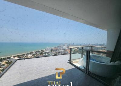 Pattaya Side - New 2 Bed Condo With Jacuzzi At The Riviera Ocean Drive