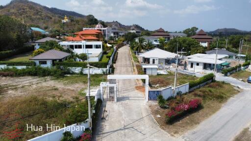 Beautiful Sea View Land for Sale on Top of Soi 114 Hua Hin, Close to Bluport, Arena Sports Club