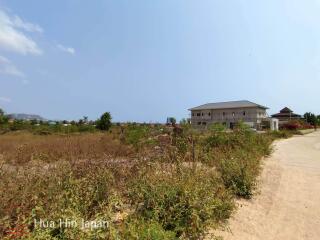 Beautiful Sea View Land for Sale on Top of Soi 114 Hua Hin, Close to Bluport, Arena Sports Club