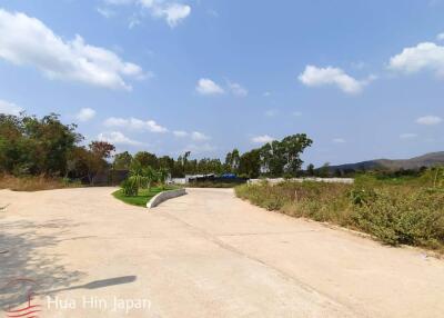 Beautiful Sea View Land for Sale on Top of Soi 114 Hua Hin, Close to Bluport, Arena Sports Club