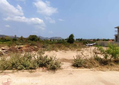 Beautiful Sea View Land for Sale on Top of Soi 114 Hua Hin, Close to Bluport, Arena Sports Club