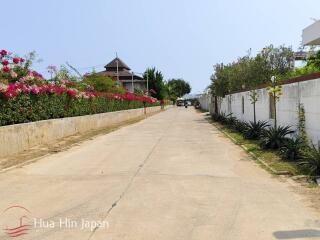 Beautiful Sea View Land for Sale on Top of Soi 114 Hua Hin, Close to Bluport, Arena Sports Club