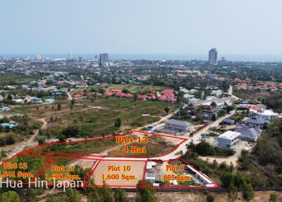 Beautiful Sea View Land for Sale on Top of Soi 114 Hua Hin, Close to Bluport, Arena Sports Club