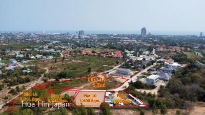 Beautiful Sea View Land for Sale on Top of Soi 114 Hua Hin, Close to Bluport, Arena Sports Club