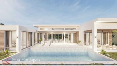 Contemporary Design Top Quality Pool Villas Close to Hua Hin Centre, for Sale (off plan)