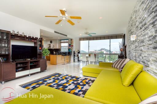 3 Bedroom Penthouse with Stunning Seaview in  Khao Takiab, Hua Hin for Sale (Fully Furnished)