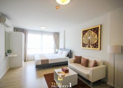 Fully Furnished Studio Condo At Baan Peang Plern