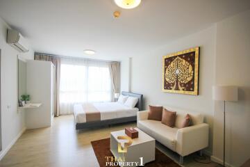 Fully Furnished Studio Condo At Baan Peang Plern