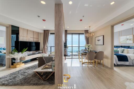 High End Luxury 21st Floor - New Sea View Two Bed Unit - The Panora Pattaya