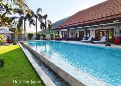 6 Bedroom Balinese Design Mansion With Mountain View Near Khao Kalok Beach For Sale (Fully Furnished, Ready To Move In)