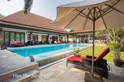 6 Bedroom Balinese Design Mansion With Mountain View Near Khao Kalok Beach For Sale (Fully Furnished, Ready To Move In)