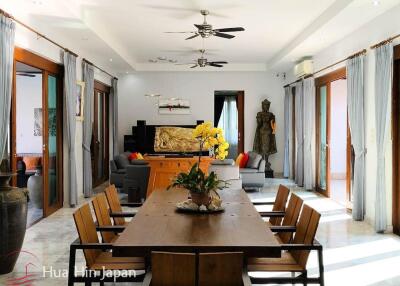 6 Bedroom Balinese Design Mansion With Mountain View Near Khao Kalok Beach For Sale (Fully Furnished, Ready To Move In)