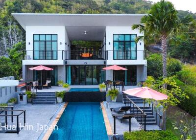 Sea and Mountain View Villa for Rent in Hua Hin, 3 Bedroom Pool Villa Near Sai Noi Beach