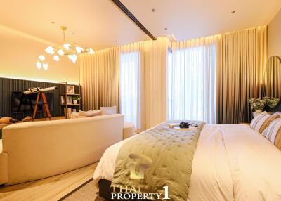 Large Luxury 47.47 SQM. One Bedroom Condo - Arom Jomtien (Off-plan)