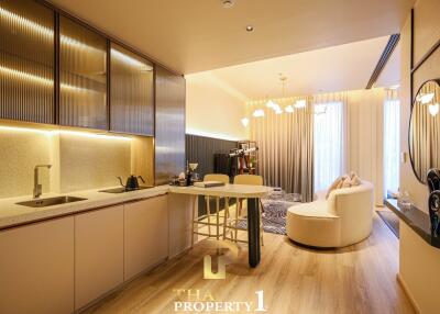 Large Luxury 47.47 SQM. One Bedroom Condo - Arom Jomtien (Off-plan)