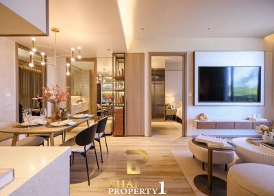 High Floor Luxury 2 Bedroom Condo On 84 SQM. - Arom Jomtien (Off-plan)