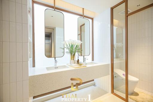 High Floor Luxury 2 Bedroom Condo On 84 SQM. - Arom Jomtien (Off-plan)